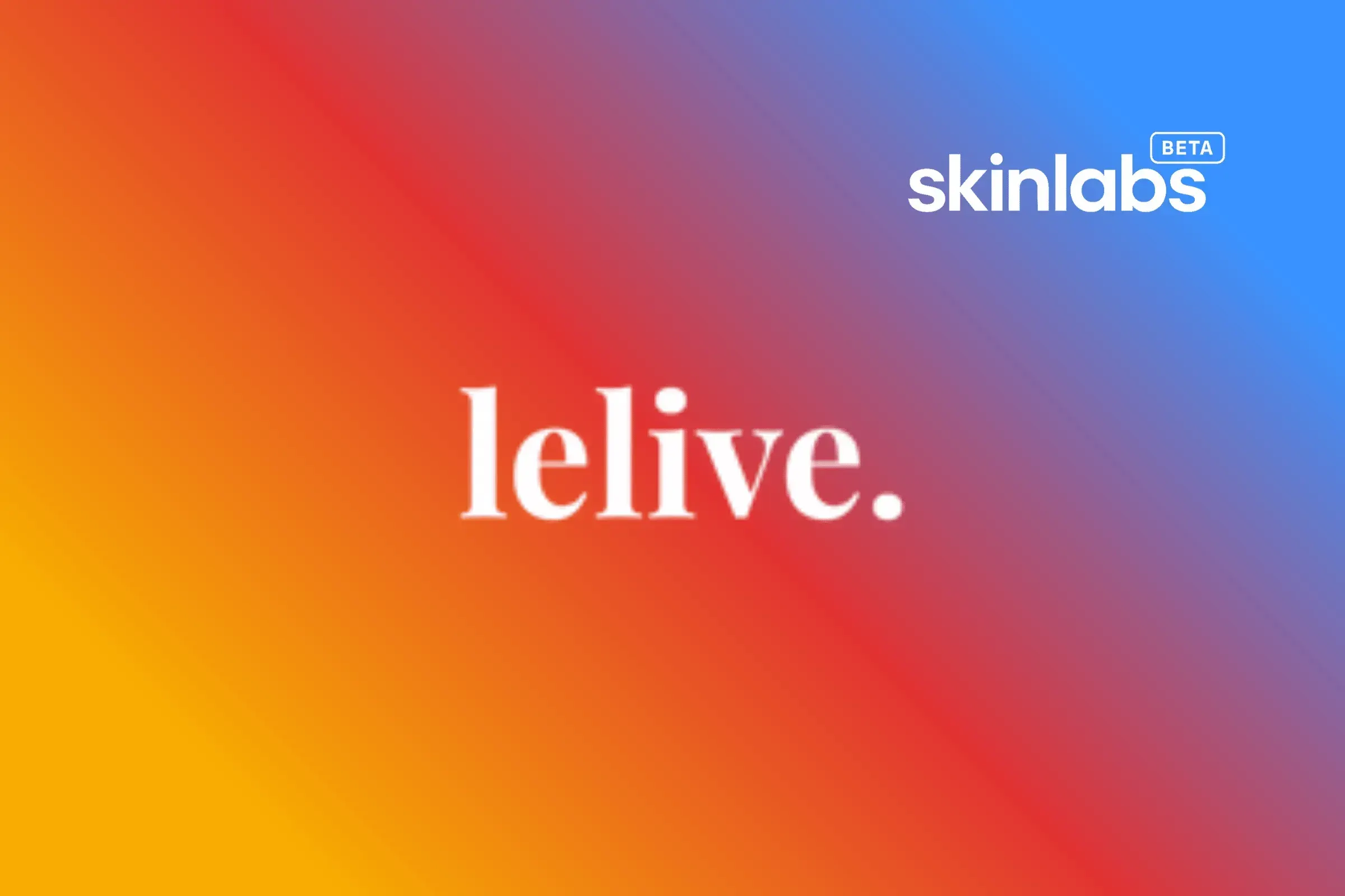 Moisturiser product photography — Lelive brand banner