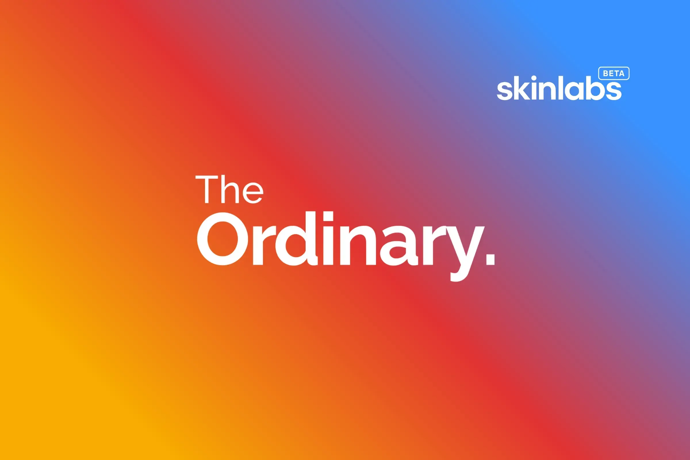 The Ordinary brand banner